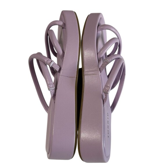 Torrid Sandals Women's 7WW Wide Purple Strappy Platform Slide Slip On Cross - Picture 7 of 12